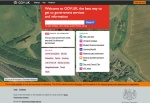 The homepage of the public beta of GOV.UK on Jan 31st 2012.